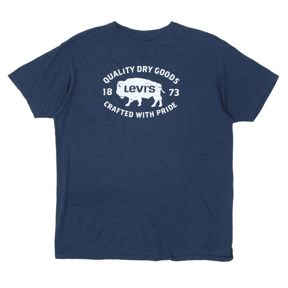 Levi's Navy Tee White Graphic Sz.M